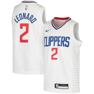 Kawhi Leonard LA Clippers Gorgeous Nike Youth 2020/21 Swingman Jersey Association Edition White/Royal Perfect for Game Day