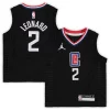 Kawhi Leonard LA Clippers Jordan Brand Preschool 2020/21 Fast Break Replica Jersey Statement Edition Fabulous Black Must - Have for Jerseys Lovers
