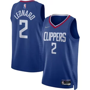 Kawhi Leonard LA Clippers Nike 2021/22 Diamond Trendy Swingman Jersey Icon Edition Royal for Basketball Enthusiasts