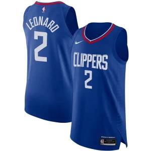 Kawhi Leonard LA Clippers Nike Authentic Jersey Elegant Association Edition Royal Ideal for Collectors