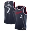 Kawhi Leonard LA Clippers Nike Unisex 2024/25 Fabulous Swingman Jersey Navy Icon Edition for Basketball Enthusiasts