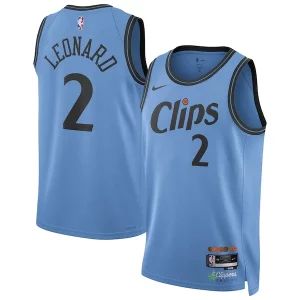 Kawhi Leonard LA Clippers Nike Unisex 2024/25 Swingman Player Jersey City Edition Light Gorgeous Blue Ideal for Collectors
