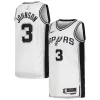 Keldon Johnson San Antonio Spurs Fabulous Nike Unisex Swingman Jersey Association Edition White/Black for Basketball Enthusiasts