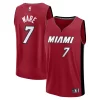 Kel'el Ware Miami Heat Fast Break Player Jersey Elegant Statement Edition Red Must - Have for Jerseys Lovers