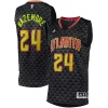 Kent Bazemore Atlanta Unique Hawks adidas Swingman Jersey Charcoal for Basketball Enthusiasts