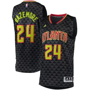 Kent Bazemore Atlanta Unique Hawks adidas Swingman Jersey Charcoal for Basketball Enthusiasts