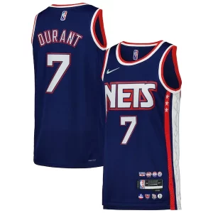 Kevin Durant Brooklyn Elegant Nets Nike Swingman Player Jersey City Edition Blue/Gray Must - Have for Jerseys Lovers