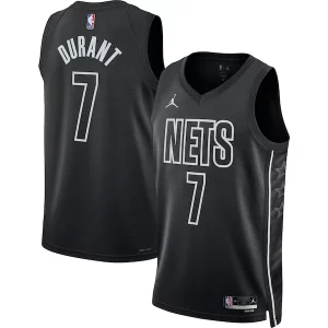 Kevin Durant Brooklyn Nets Jordan Trendy Brand Unisex Swingman Jersey Statement Edition Black Must - Have for Jerseys Lovers