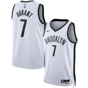 Kevin Durant Brooklyn Nets Nike Unisex Swingman Jersey Eye - catching Association Edition White/Black Ideal for Collectors
