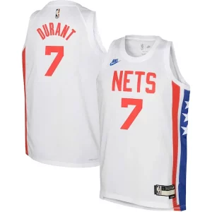 Kevin Durant Brooklyn Nets Nike Youth 2022/23 Premium Swingman Jersey White Classic Edition Ideal for Collectors