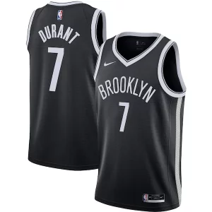 Kevin Durant Brooklyn Premium Nets Nike 2020/21 Swingman Jersey Black Icon Edition Perfect for Game Day