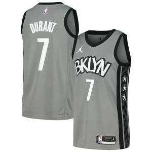 Kevin Durant Brooklyn Trendy Nets Nike Swingman Player Jersey Statement Edition Gray/Blue Must - Have for Jerseys Lovers