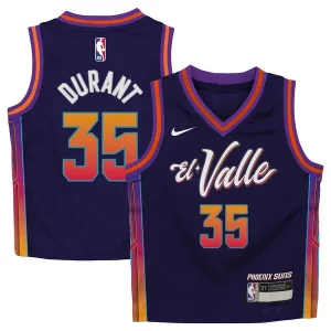 Kevin Durant Phoenix Suns Gorgeous Nike Preschool Swingman Replica Jersey City Edition Purple Great for Fans