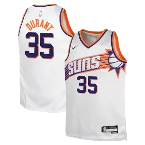 Kevin Durant Phoenix Suns Nike Elegant Youth Swingman Jersey Association Edition White Great for Fans