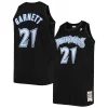 Kevin Garnett Elegant Minnesota Timberwolves 1997/98 Big & Tall Hardwood Classics Swingman Jersey Black Perfect for Game Day