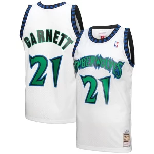 Kevin Garnett Minnesota Timberwolves 1997 98 Hardwood Classics Reload 3.0 Swingman Jersey White Gorgeous Must - Have for Jerseys Lovers