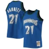 Kevin Garnett Minnesota Timberwolves 2003/04 Hardwood Classics NBA 75th Anniversary Diamond Trendy Swingman Jersey Blue Ideal for Collectors