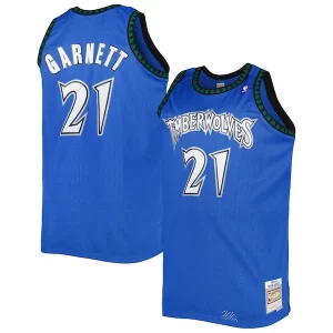 Kevin Garnett Minnesota Timberwolves Big & Tall Hardwood Classics Fabulous 2003/04 Swingman Jersey Blue Must - Have for Jerseys Lovers