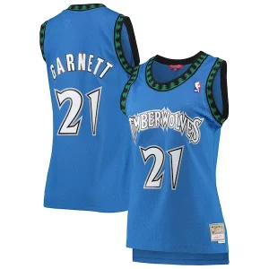 Kevin Garnett Minnesota Timberwolves Women's Hardwood Chic Classics Swingman Jersey Blue Ideal for Collectors