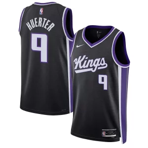 Kevin Huerter Sacramento Kings Nike Unisex Swingman Jersey Association Edition Chic Black Ideal for Collectors