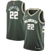 Khris Fabulous Middleton Milwaukee Bucks Nike Youth 2021/22 Swingman Jersey Icon Edition Hunter Green Ideal for Collectors