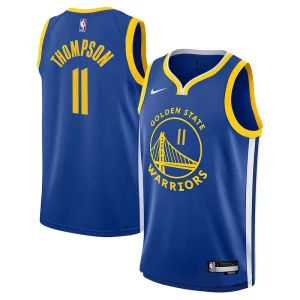 Klay Thompson Golden Gorgeous State Warriors Nike Youth Swingman Jersey Icon Edition Royal Perfect for Game Day