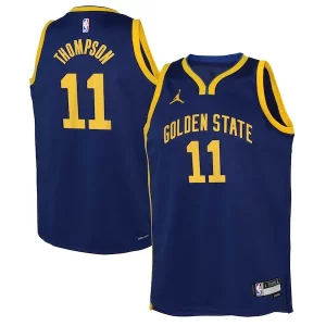 Klay Thompson Golden State Warriors Jordan Brand Youth Swingman Gorgeous Jersey Statement Edition Blue Must - Have for Jerseys Lovers