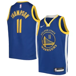 Klay Thompson Golden State Warriors Nike Gorgeous Youth Team Swingman Jersey Icon Edition Blue Ideal for Collectors