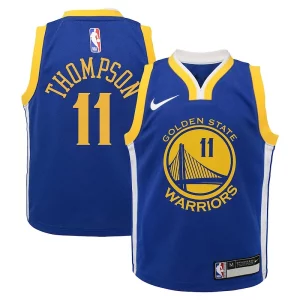 Klay Thompson Golden State Warriors Nike Preschool Dri FIT Swingman Player Jersey Icon Edition Chic Royal Must - Have for Jerseys Lovers