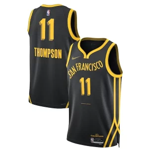 Klay Thompson Golden State Warriors Nike Unisex Chic 2023/24 Swingman Jersey Black City Edition Perfect for Game Day
