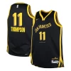 Klay Thompson Golden State Warriors Nike Youth Swingman Replica Jersey City Premium Edition Black Ideal for Collectors