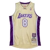 Kobe Bryant Los Angeles Lakers Hall of Fame Class of Trendy 2020 #8 Authentic Jersey Gold/Purple for Basketball Enthusiasts
