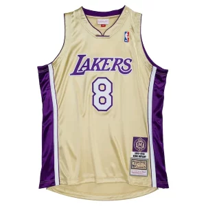 Kobe Bryant Los Angeles Lakers Hall of Fame Class of Trendy 2020 #8 Authentic Jersey Gold/Purple for Basketball Enthusiasts
