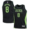 Kristaps Porzingis Boston Celtics Nike Youth 2024/25 Swingman Player Elegant Jersey City Edition Black Great for Fans