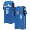 Kristaps Porzingis Dallas Mavericks Nike Youth 2021/22 Eye - catching Diamond Swingman Jersey Icon Edition Blue Perfect for Game Day