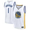 Kyle Anderson Golden State Warriors Fast Fabulous Break Replica Player Jersey Association Edition White Ideal for Collectors