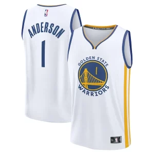 Kyle Anderson Golden State Warriors Fast Fabulous Break Replica Player Jersey Association Edition White Ideal for Collectors