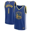 Kyle Anderson Golden State Warriors Youth Fast Trendy Break Replica Player Jersey Icon Edition Royal Perfect for Game Day
