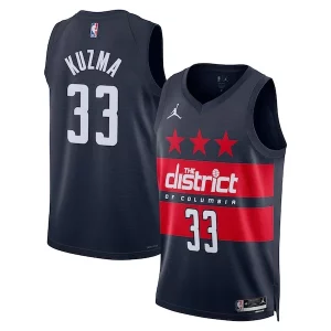 Kyle Kuzma Washington Wizards Chic Jordan Brand Unisex 2024/25 Swingman Jersey Statement Edition Navy Must - Have for Jerseys Lovers