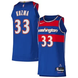 Kyle Kuzma Washington Wizards Nike Authentic Player Jersey City Chic Edition Royal Perfect for Game Day