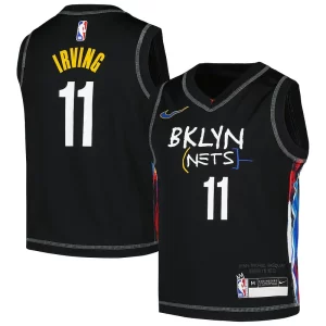 Kyrie Irving Brooklyn Nets Nike Preschool 2020/21 Swingman Fabulous Jersey City Edition Black Ideal for Collectors