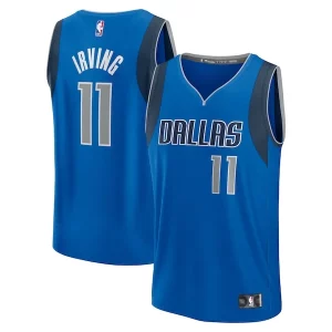 Kyrie Irving Dallas Mavericks Fast Break Replica Player Jersey Icon Edition Blue Unique for Basketball Enthusiasts
