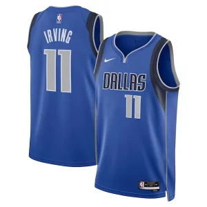Kyrie Irving Dallas Mavericks Nike Fabulous Unisex Swingman Replica Jersey Icon Edition Blue Must - Have for Jerseys Lovers