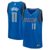 Kyrie Irving Dallas Unique Mavericks Youth Fast Break Replica Player Jersey Icon Edition Blue Must - Have for Jerseys Lovers