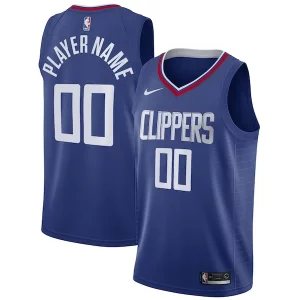 LA Clippers Nike 2020/21 Swingman Unique Custom Jersey Icon Edition Royal Perfect for Game Day
