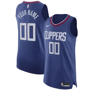 LA Clippers Nike Chic 2020/21 Authentic Custom Jersey Blue Icon Edition Must - Have for Jerseys Lovers