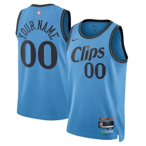 LA Clippers Nike Unisex 2024/25 Custom Trendy Swingman Jersey City Edition Light Blue for Basketball Enthusiasts