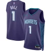LaMelo Ball Charlotte Hornets Fabulous Jordan Brand Unisex Swingman Jersey Statement Edition Purple Ideal for Collectors
