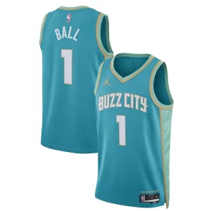 LaMelo Ball Charlotte Hornets Premium Jordan Brand Unisex 2023/24 Swingman Jersey Teal City Edition Great for Fans