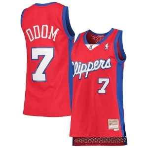 Lamar Odom LA Clippers Women's 2000/01 Hardwood Classics Swingman Jersey Red Elegant Must - Have for Jerseys Lovers